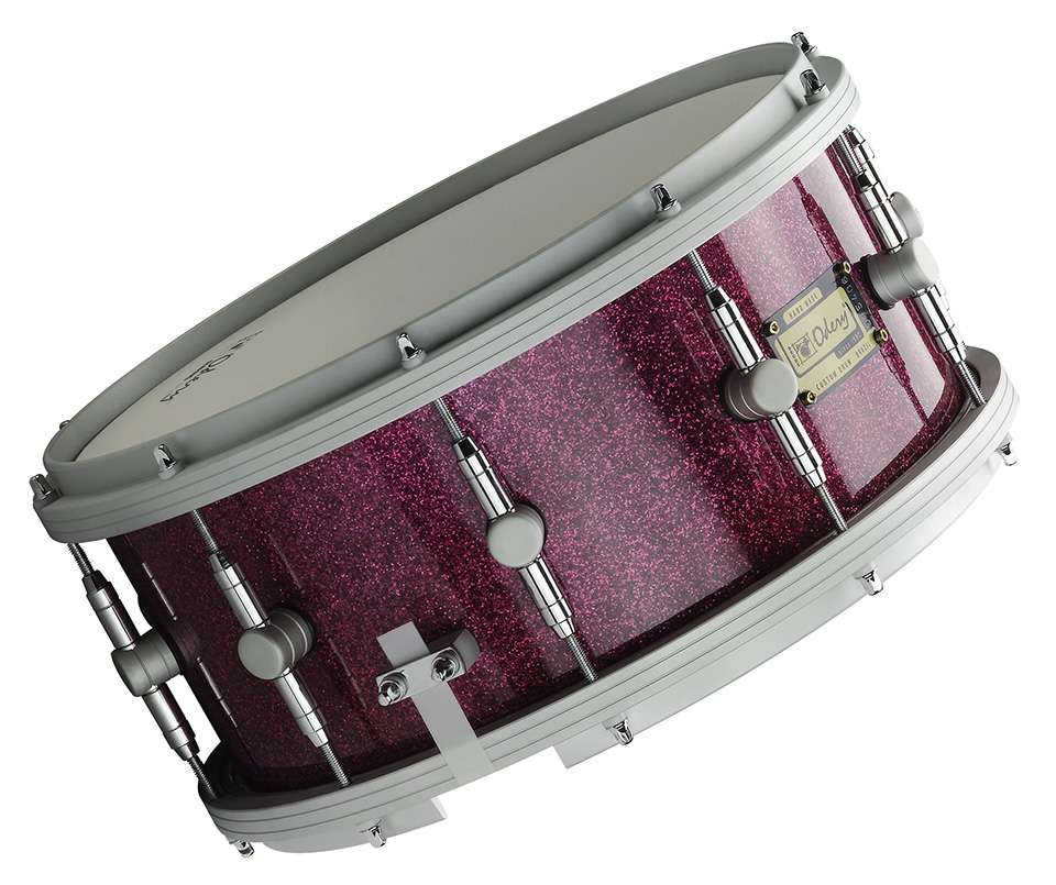 Custom-Shop 14 x 6.5 Purple Sparkle - Odery Custom Drums